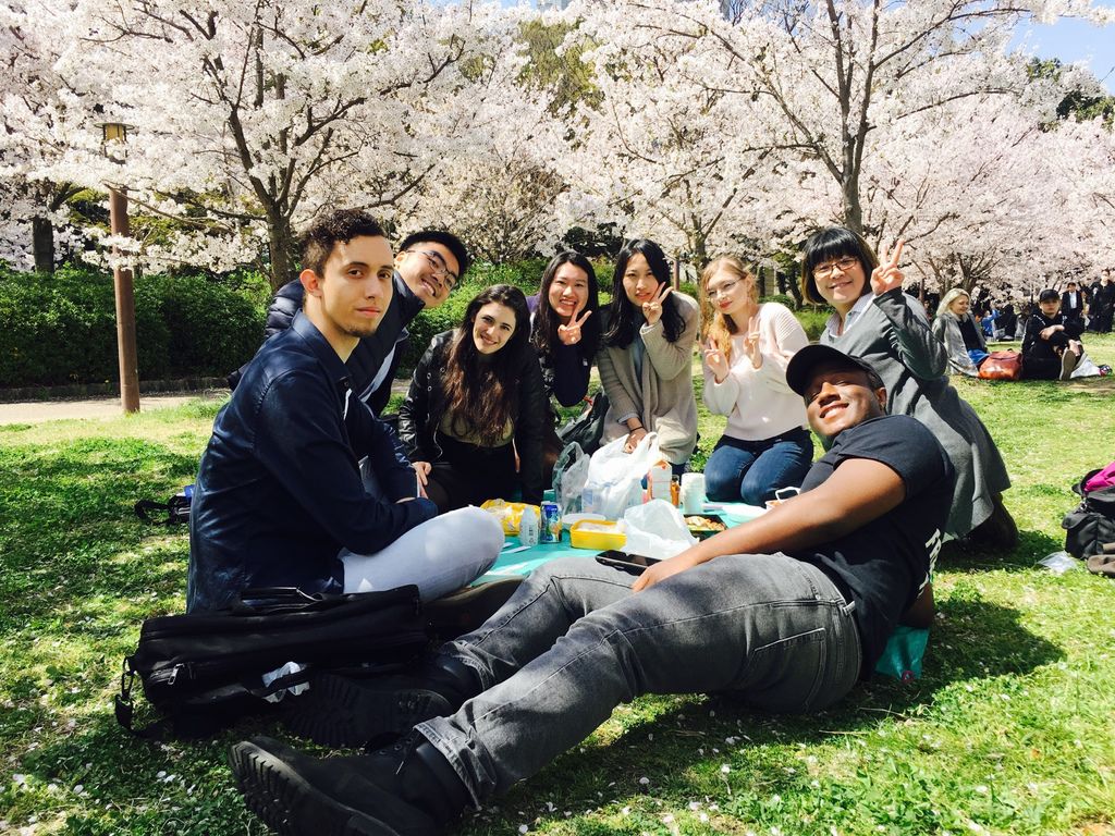 於大阪學院其他交換學生交流